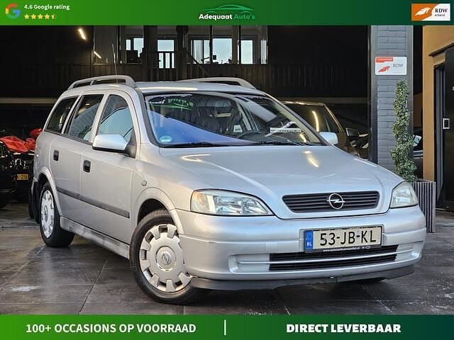 Grijs Gebruikt 2002 Opel Astra Edition Stationwagen | € 1.444 (Eerlijke prijs) - Afbeelding 1/4
