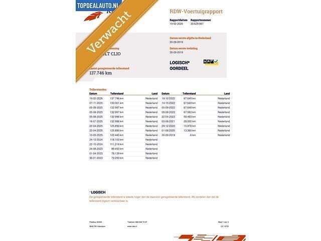 Occasion Renault Clio IV Zen 101 PK (74 kW) 2019 Grijs Hatchback