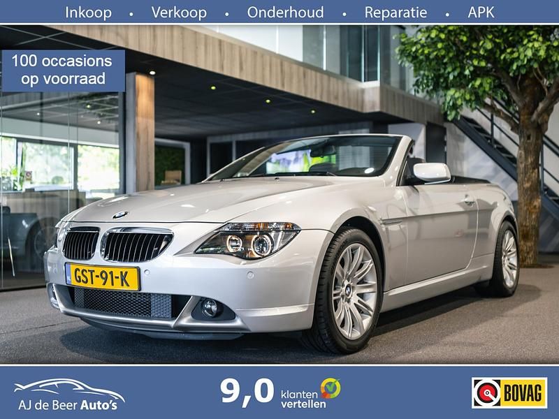 Grijs Gebruikt 2007 BMW 630 Cabriolet Basis Cabriolet | € 24.990 - Afbeelding 1/4