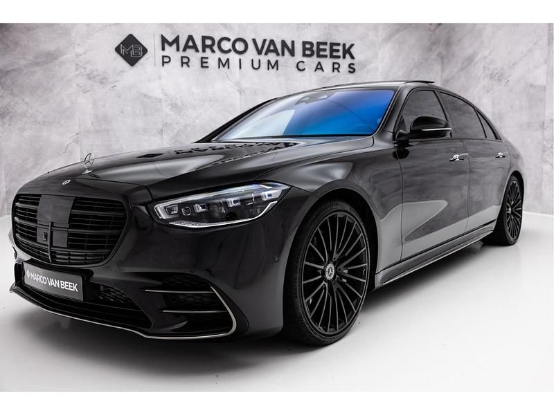 Grijs Gebruikt 2022 Mercedes S580 AMG line Sedan | € 105.545 (Eerlijke prijs) - Afbeelding 1/4