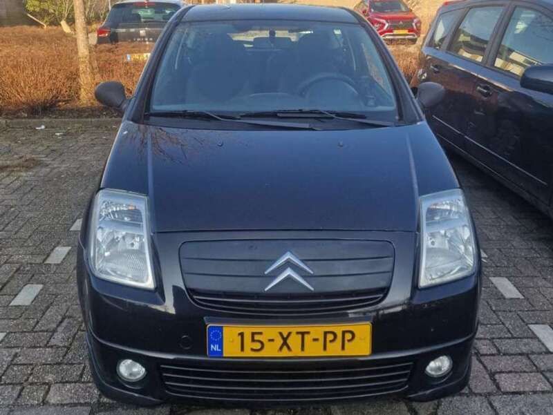 Zwart Gebruikt 2007 Citroën C2 Hatchback | € 1.400 (Eerlijke prijs) - Afbeelding 1/4