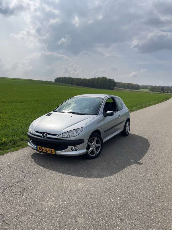 Grijs Gebruikt 2002 Peugeot 206 Premium Hatchback | € 1.100 (Eerlijke prijs) - Afbeelding 1/4