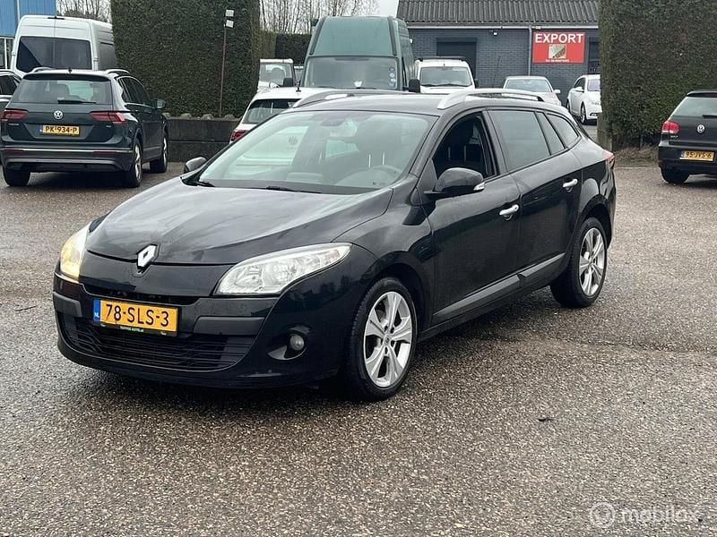Zwart Occasion 2011 Renault Mégane GrandTour Stationwagen | € 1.400 (Super prijs) - Afbeelding 1/4