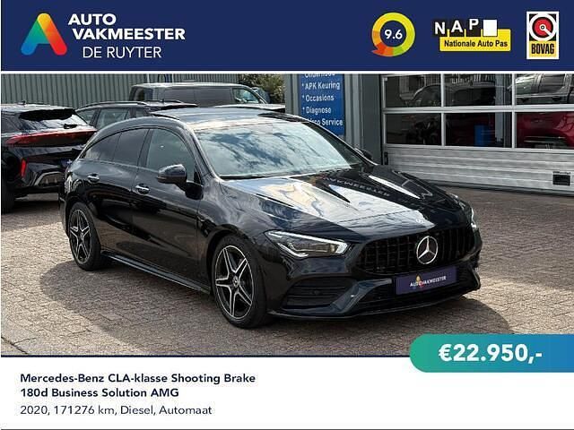 Zwart Gebruikt 2020 Mercedes CLA180 Shooting Brake Business Stationwagen | € 22.950 (Duur) - Afbeelding 1/4