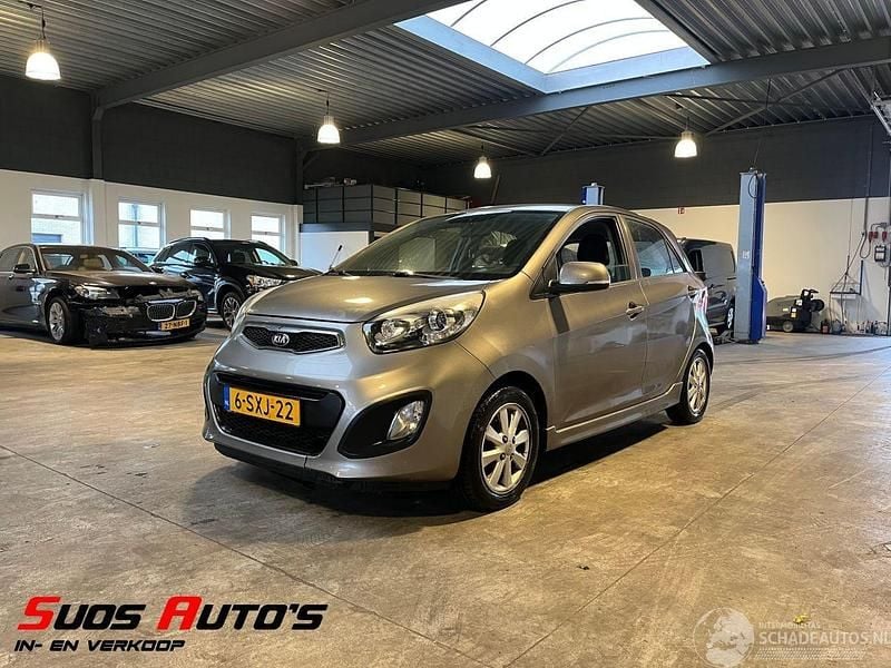 Grijs Gebruikt 2013 Kia Picanto Plus Hatchback | € 2.450 (Super prijs) - Afbeelding 1/4