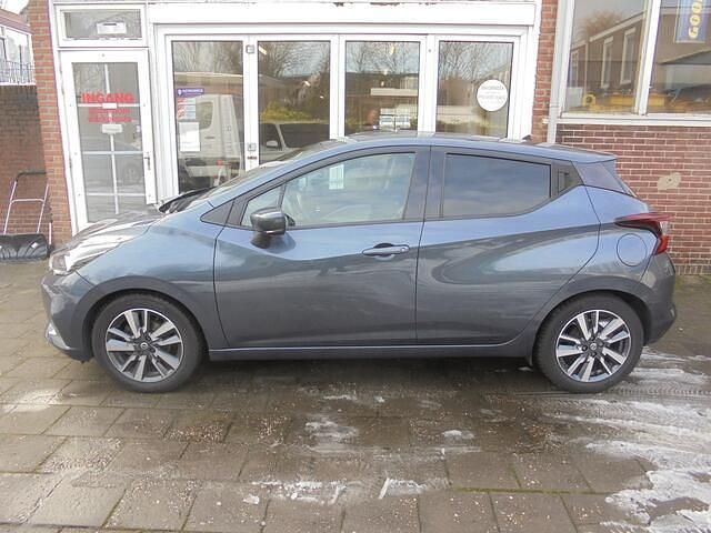 Occasion Nissan Micra Tekna 90 PK (66 kW) 2018 Grijs (metallic) Sedan