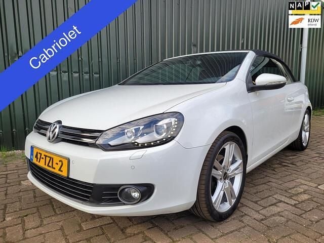 Wit Gebruikt 2012 VW Golf Cabriolet Cabriolet | € 5.990 (Eerlijke prijs) - Afbeelding 1/4