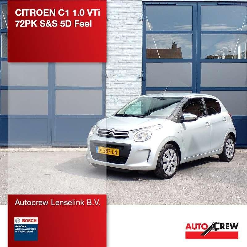 Grijs Gebruikt 2020 Citroën C1 Feel Hatchback | € 9.750 (Eerlijke prijs) - Afbeelding 1/3