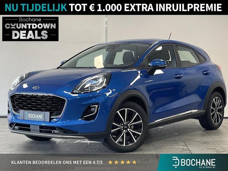 Blauw Gebruikt 2022 Ford Puma Titanium SUV | € 15.990 (Super prijs) - Afbeelding 1/4