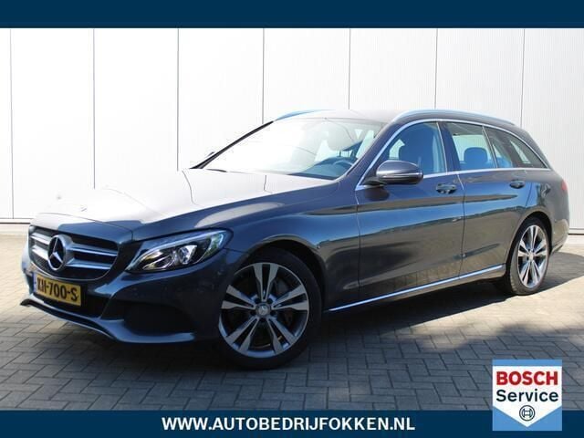 Grijs Gebruikt 2016 Mercedes C350 Edition Stationwagen | € 14.950 (Eerlijke prijs) - Afbeelding 1/4
