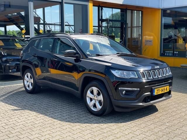 Occasion Jeep Compass Longitude 140 PK (102 kW) 2019 Zwart, metallic lak SUV