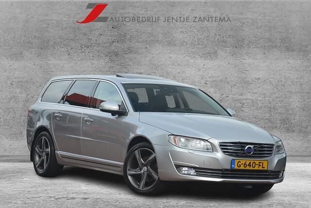 Grijs Gebruikt 2014 Volvo V70 Summum Stationwagen | € 12.900 (Eerlijke prijs) - Afbeelding 1/4