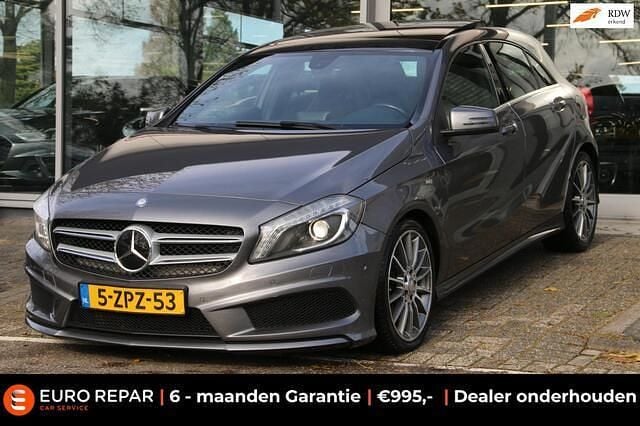 Grijs Gebruikt 2015 Mercedes A180 Prestige Hatchback | € 15.995 (Eerlijke prijs) - Afbeelding 1/4