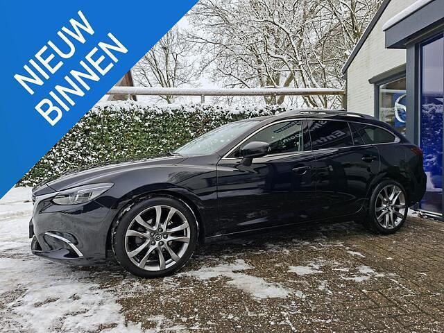 Zwart Gebruikt 2016 Mazda 6 Stationwagen | € 17.250 (Eerlijke prijs) - Afbeelding 1/4