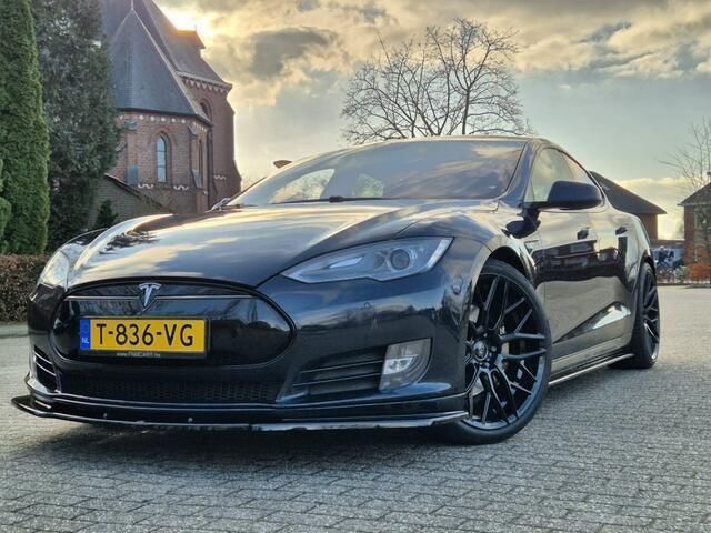 Occasion Tesla Model S 278 kW (378 PK) 2013 Blauw Hatchback