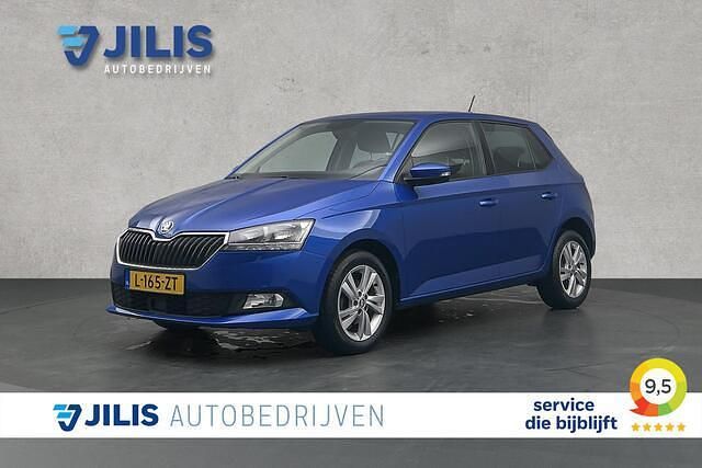Blauw Gebruikt 2021 Skoda Fabia Ambition Hatchback | € 11.850 (Eerlijke prijs) - Afbeelding 1/3