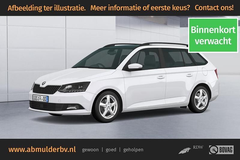 Wit Occasion 2018 Skoda Fabia Ambition Stationwagen | € 10.990 (Eerlijke prijs) - Afbeelding 1/3