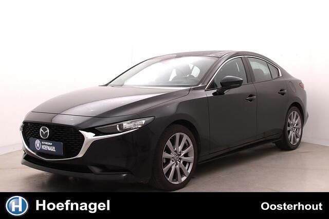 Zwart Occasion 2021 Mazda 3 Hatchback | € 19.950 (Eerlijke prijs) - Afbeelding 1/4