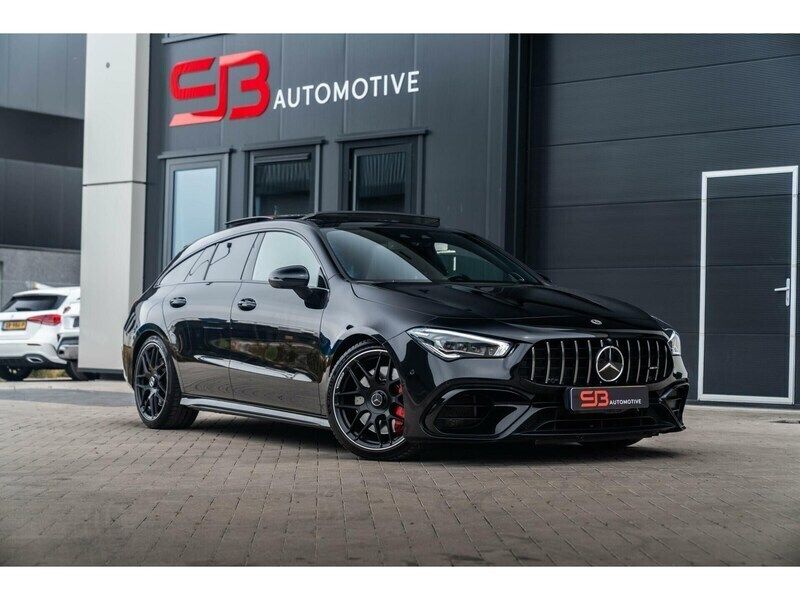 Zwart Gebruikt 2021 Mercedes CLA45 AMG Shooting Brake AMG Stationwagen | € 49.950 (Iets duurder) - Afbeelding 1/4