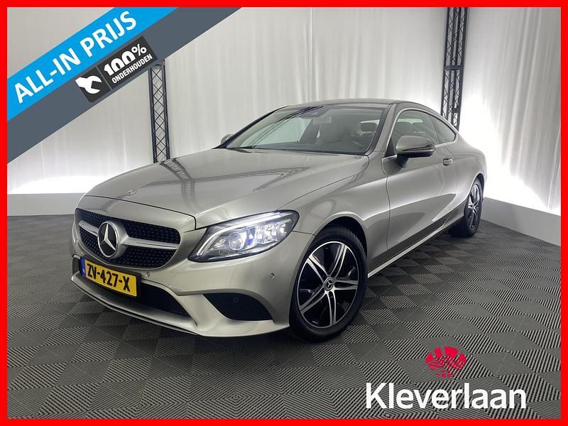Beige Occasion 2019 Mercedes C200 Premium Coupé | € 24.995 (Eerlijke prijs) - Afbeelding 1/3