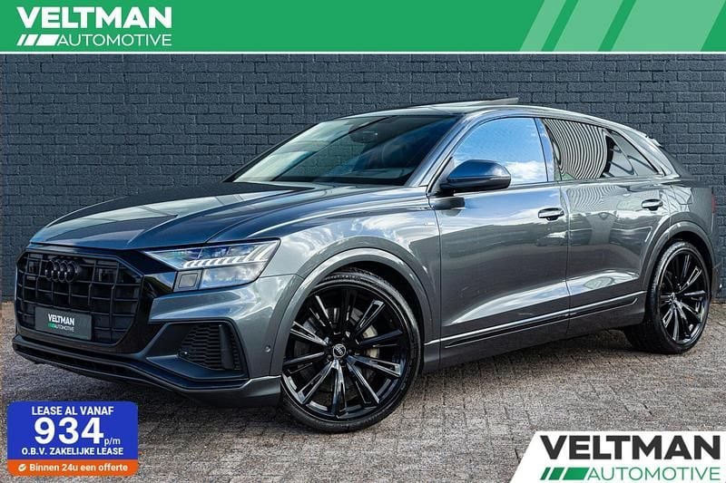 Grijs Gebruikt 2022 Audi Q8 S-Line SUV | € 69.495 (Super prijs) - Afbeelding 1/4