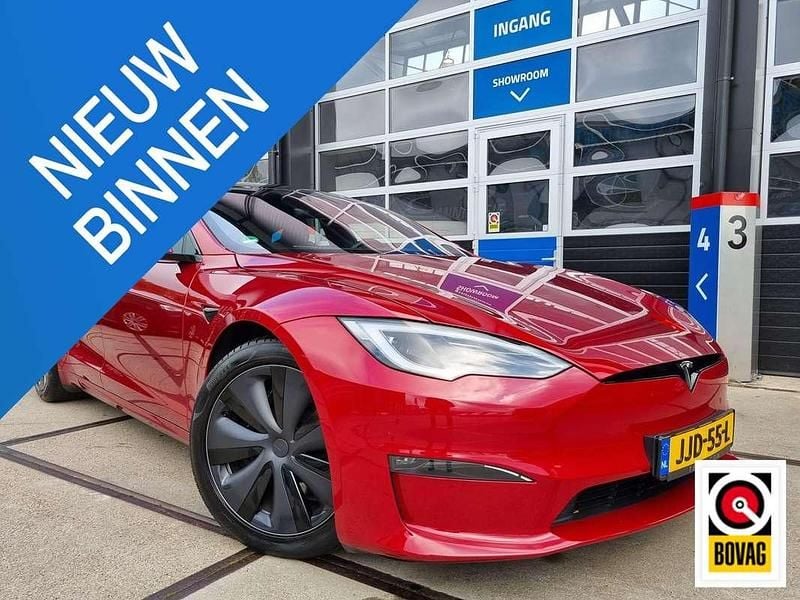 Rood Gebruikt 2023 Tesla Model S Hatchback | € 67.450 (Eerlijke prijs) - Afbeelding 1/4