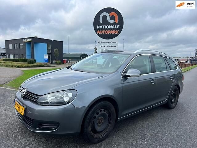Grijs Gebruikt 2011 VW Golf VI Comfortline Stationwagen | € 2.499 (Super prijs) - Afbeelding 1/4