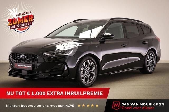 Zwart Occasion 2024 Ford Focus ST-Line X Stationwagen | € 23.400 (Super prijs) - Afbeelding 1/4