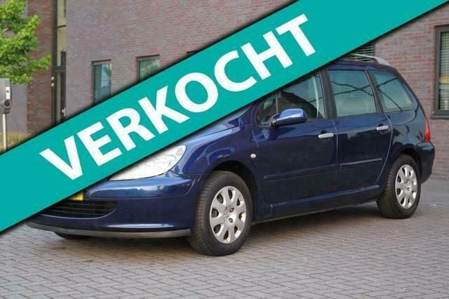 Blauw Gebruikt 2004 Peugeot 307 Stationwagen | € 2.250 (Iets duurder) - Afbeelding 1/4
