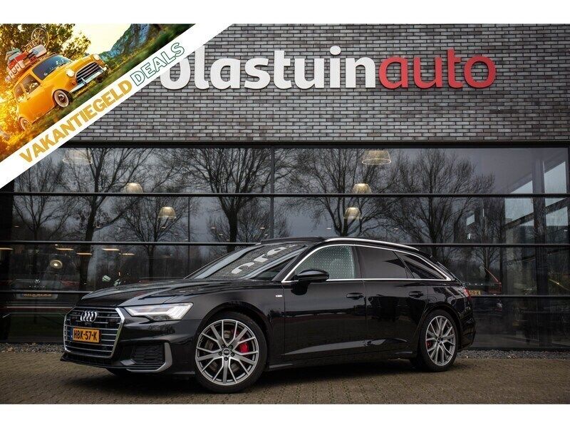 Zwart Gebruikt 2021 Audi A6 Competition Stationwagen | € 39.950 (Super prijs) - Afbeelding 1/4