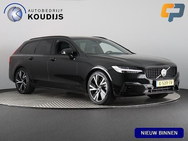 Zwart Gebruikt 2021 Volvo V90 R-Design Stationwagen | € 33.990 (Eerlijke prijs) - Afbeelding 1/4