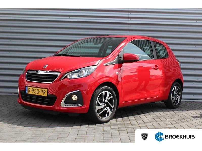 Rood Gebruikt 2021 Peugeot 108 Allure Hatchback | € 9.400 (Goede deal) - Afbeelding 1/4