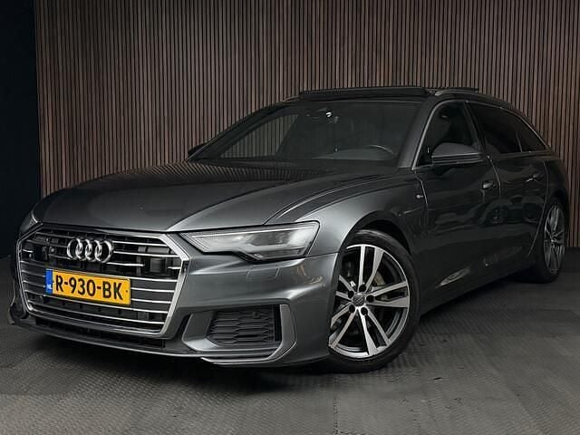 Grijs Gebruikt 2019 Audi A6 S-Line Stationwagen | € 16.950 (Super prijs) - Afbeelding 1/4