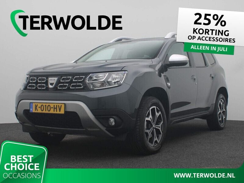 Grijs, metallic lak Gebruikt 2021 Dacia Duster Prestige SUV | € 18.945 (Eerlijke prijs) - Afbeelding 1/2