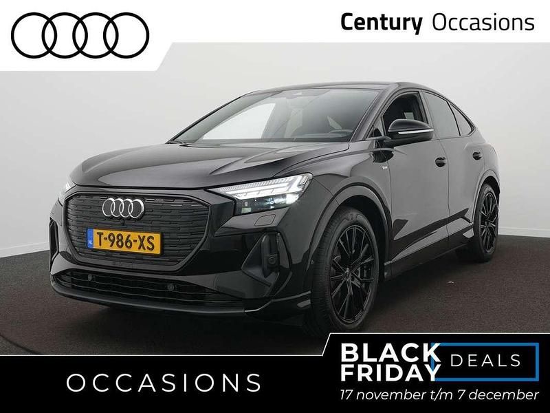 Zwart, metallic lak Gebruikt 2023 Audi Q4 Sportback e-tron Design SUV | € 42.900 (Duur) - Afbeelding 1/4