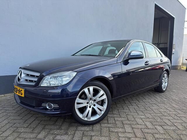 Blauw Occasion 2007 Mercedes C200 Sedan | € 8.450 (Eerlijke prijs) - Afbeelding 1/4