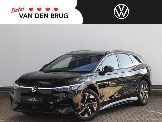 Zwart Nieuw 2025 VW ID.7 Pro Sedan | € 50.650 (Super prijs) - Afbeelding 1/4