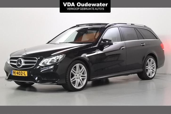 Zwart Occasion 2013 Mercedes E350 AMG Stationwagen | € 14.900 (Eerlijke prijs) - Afbeelding 1/4