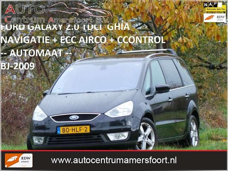 Zwart Gebruikt 2009 Ford Galaxy Ghia MPV | € 4.949 (Duur) - Afbeelding 1/4