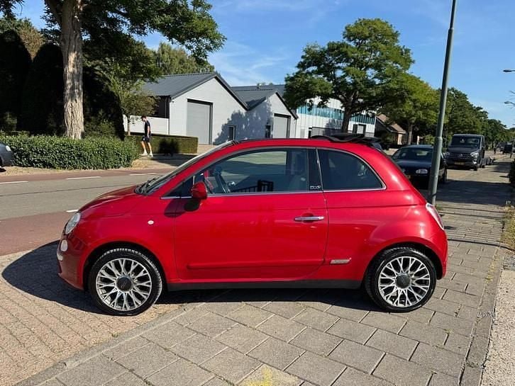Occasion Fiat 500C 69 PK (50 kW) 2010 Rood Cabriolet