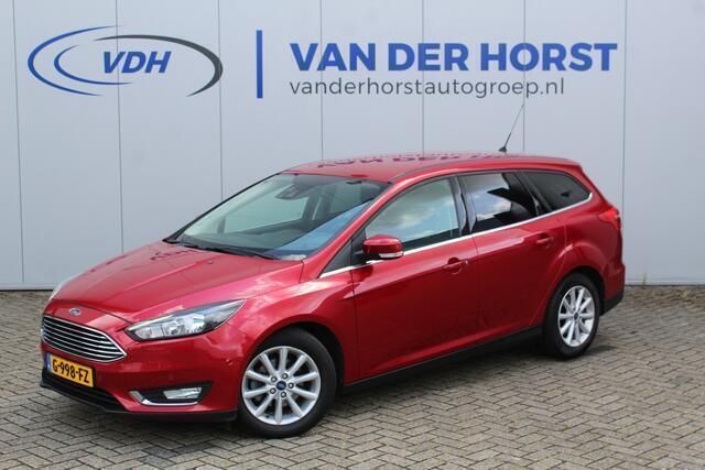Rood Gebruikt 2015 Ford Focus Titanium Stationwagen | € 8.250 (Eerlijke prijs) - Afbeelding 1/4