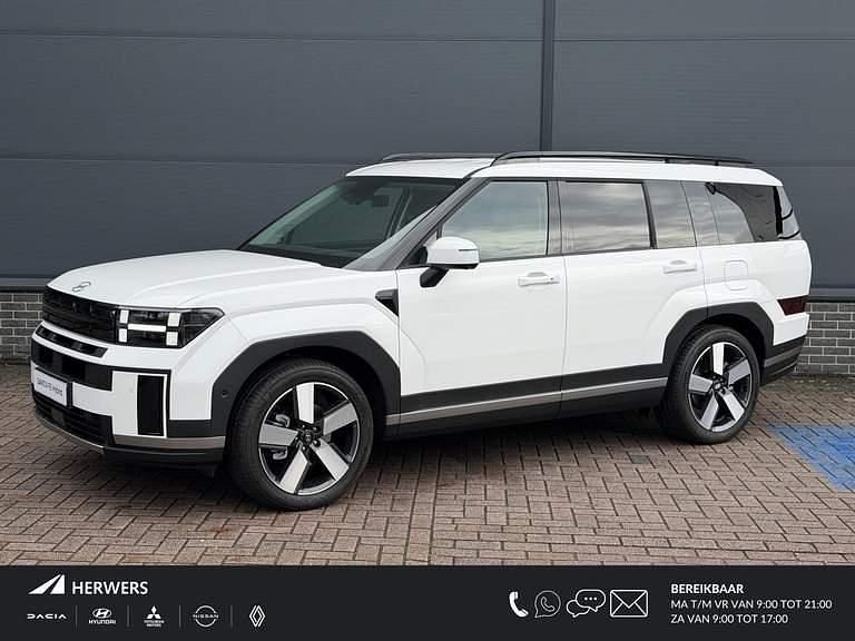 White cream Nieuw 2025 Hyundai Santa Fe SUV | € 61.785 (Eerlijke prijs) - Afbeelding 1/4