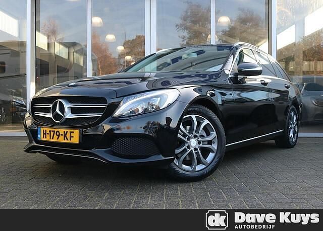 Zwart Gebruikt 2014 Mercedes C180 Prestige Stationwagen | € 17.950 (Eerlijke prijs) - Afbeelding 1/4