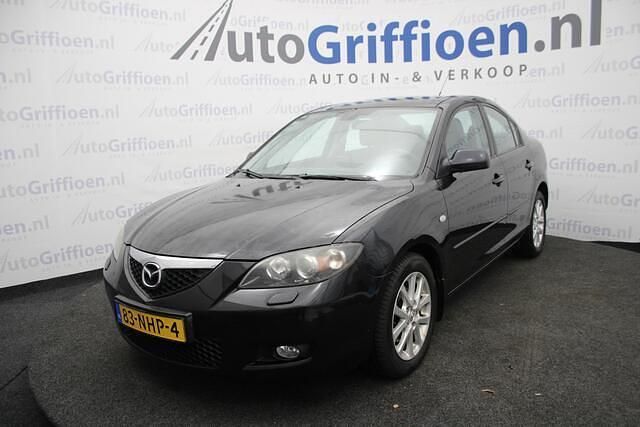 Zwart Occasion 2010 Mazda 3 Touring Sedan | € 6.490 (Super prijs) - Afbeelding 1/4