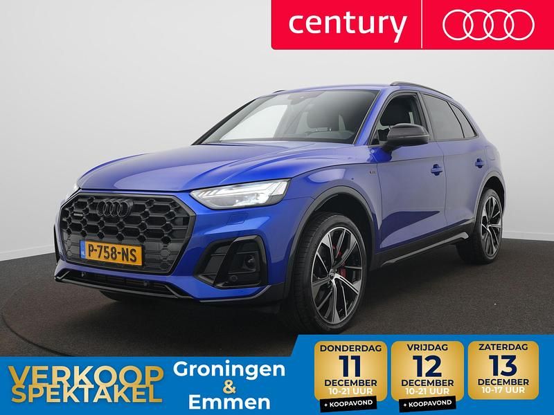 Blauw (metallic) Gebruikt 2021 Audi Q5 S-Line SUV | € 39.900 (Goede deal) - Afbeelding 1/4