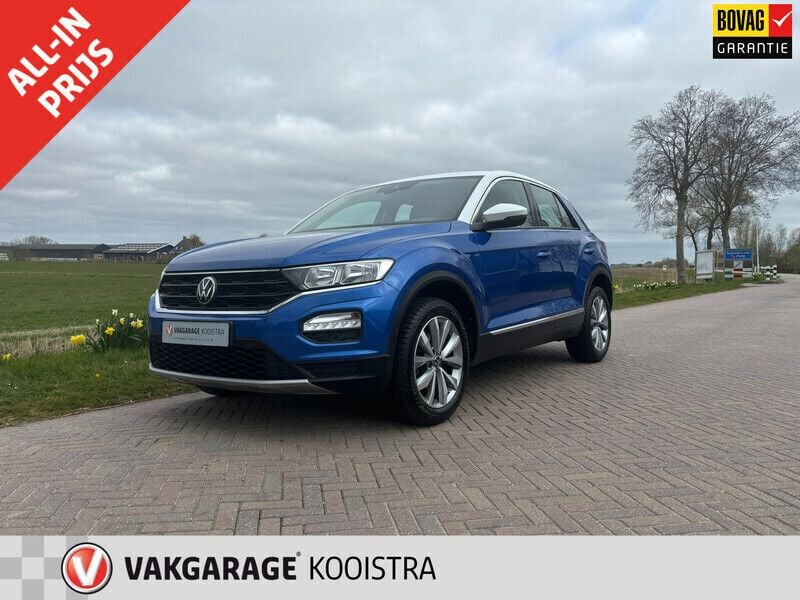 Zwart Gebruikt 2021 VW T-Roc Sport SUV | € 22.750 (Super prijs) - Afbeelding 1/4