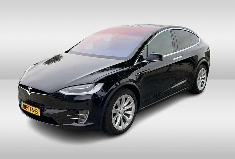Zwart Gebruikt 2017 Tesla Model X SUV | € 32.950 (Goede deal) - Afbeelding 1/4