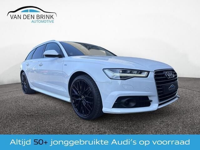 Wit Gebruikt 2018 Audi A6 S-Line Stationwagen | € 24.900 (Super prijs) - Afbeelding 1/4