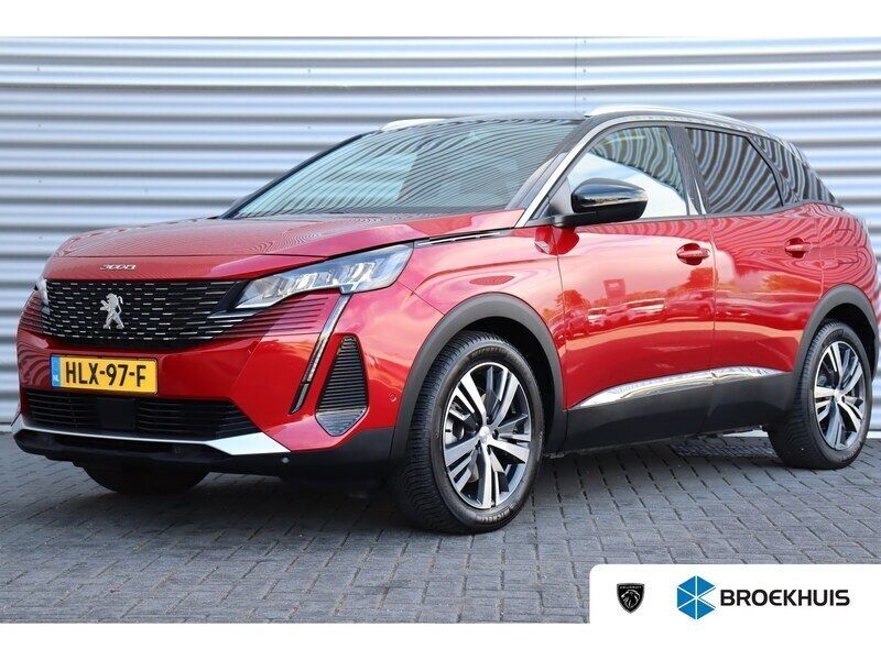 Rood Gebruikt 2022 Peugeot 3008 Allure SUV | € 26.900 (Goede deal) - Afbeelding 1/4