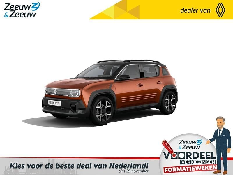 Terracotta/ noir etoile Nieuw 2025 Renault R4 Komfort SUV | € 35.350 - Afbeelding 1/4